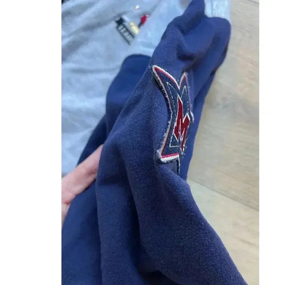 Vintage 90s Disney Mickey Mouse Unlimited All Star League Full Zip Hoodie Sz L - Picture 12 of 12